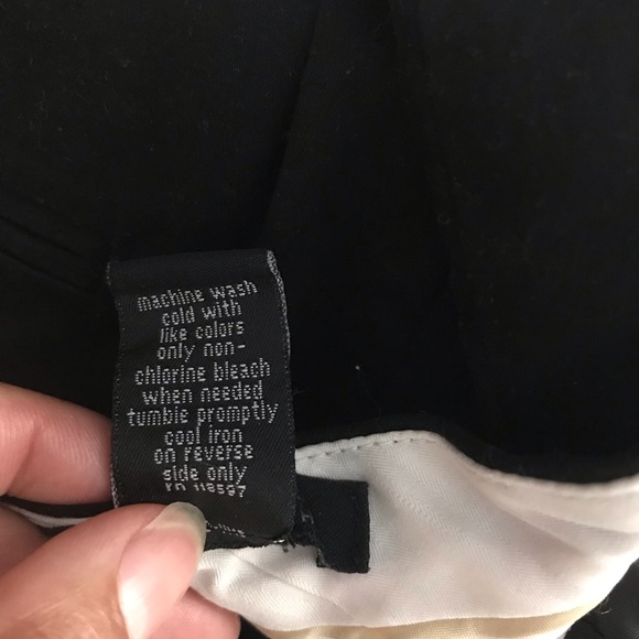 Black suede-like pants - Picture 3 of 4